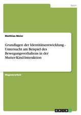 Grundlagen der Identitätsentwicklung - Untersucht am Beispiel des Bewegungsverhaltens in der Mutter-Kind-Interaktion