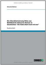 Die Charakterisierung Ottos aus Wolfdietrich Schnurres Roman in Geschichten 