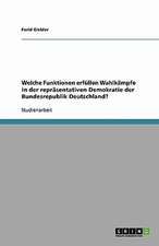 Welche Funktionen erfüllen Wahlkämpfe in der repräsentativen Demokratie der Bundesrepublik Deutschland?