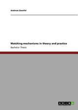 Matching mechanisms in theory and practice