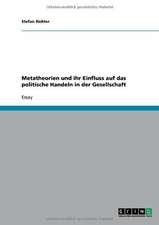 Metatheorien und ihr Einfluss auf das politische Handeln in der Gesellschaft