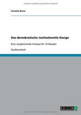 Das demokratische institutionelle Design