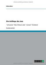 Die Anfänge des Jazz