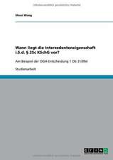 Wann liegt die Interzedenteneigenschaft i.S.d. § 25c KSchG vor?