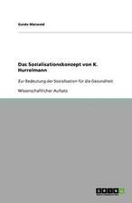 Das Sozialisationskonzept von K. Hurrelmann