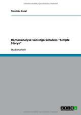 Romananalyse von Ingo Schulzes 