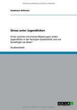 Stress unter Jugendlichen