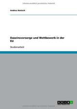 Daseinsvorsorge und Wettbewerb in der EU