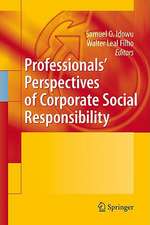 Professionals´ Perspectives of Corporate Social Responsibility