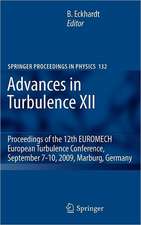 Advances in Turbulence XII: Proceedings of the 12th EUROMECH European Turbulence Conference, September 7-10, 2009, Marburg, Germany