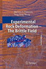 Experimental Rock Deformation - The Brittle Field