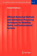 Efficient Numerical Methods and Information-Processing Techniques for Modeling Hydro- and Environmental Systems