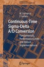 Continuous-Time Sigma-Delta A/D Conversion