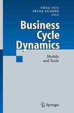 Business Cycle Dynamics: Models and Tools