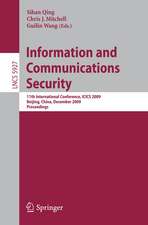 Information and Communications Security: 11th International Conference, ICICS 2009