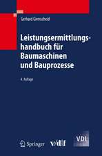 Leistungsermittlungshandbuch für Baumaschinen und Bauprozesse