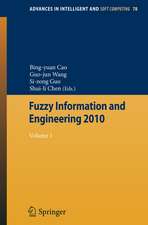 Fuzzy Information and Engineering 2010: Vol 1