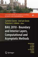 BAIL 2010 - Boundary and Interior Layers, Computational and Asymptotic Methods