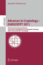 Advances in Cryptology – EUROCRYPT 2011: 30th Annual International Conference on the Theory and Applications of Cryptographic Techniques, Tallinn, Estonia, May 15-19, 2011, Proceedings