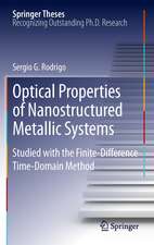 Optical Properties of Nanostructured Metallic Systems: Studied with the Finite-Difference Time-Domain Method