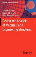 Design and Analysis of Materials and Engineering Structures