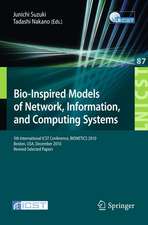 Bio-Inspired Models of Network, Information, and Computing Systems: 5th International ICST Conference, BIONETICS 2010, Boston