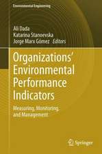 Organizations’ Environmental Performance Indicators: Measuring, Monitoring, and Management