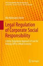 Legal Regulation of Corporate Social Responsibility