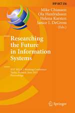 Researching the Future in Information Systems: IFIP WG 8.2 Working Conference, Future IS 2011, Turku, Finland, June 6-8, 2011, Proceedings