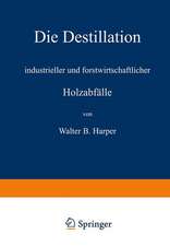 Die Destillation industrieller und forstwirtschaftlicher Holzabfälle