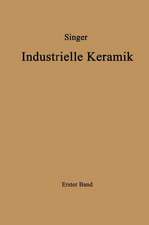 Industrielle Keramik: Erster Band Die Rohstoffe Eigenschaften, Vorkommen, Gewinnung und Untersuchung