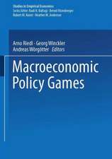 Macroeconomic Policy Games