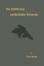 Die Einführung ausländischer Holzarten in die Preußischen Staatsforsten unter Bismarck und Anderes