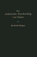 Der elektrische Durchschlag von Gasen