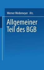 Allgemeiner Teil des BGB