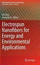 Electrospun Nanofibers for Energy and Environmental Applications