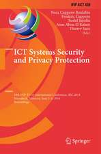 ICT Systems Security and Privacy Protection: 29th IFIP TC 11 International Conference, SEC 2014, Marrakech, Morocco, June 2-4, 2014, Proceedings