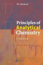 Principles of Analytical Chemistry: A Textbook