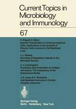 Current Topics in Microbiology and Immunology / Ergebnisse der Microbiologie und Immunitätsforschung