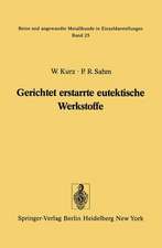 Gerichtet erstarrte eutektische Werkstoffe: Herstellung, Eigenschaften und Anwendungen von In-situ-Verbundwerkstoffen