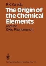 The Origin of the Chemical Elements and the Oklo Phenomenon