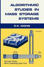 Algorithmic Studies in Mass Storage Systems