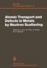 Atomic Transport and Defects in Metals by Neutron Scattering