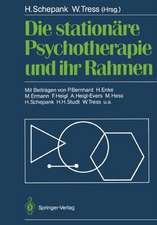 Die stationäre Psychotherapie und ihr Rahmen