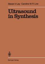 Ultrasound in Synthesis