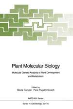 Plant Molecular Biology: Molecular Genetic Analysis of Plant Development and Metabolism