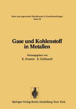 Gase und Kohlenstoff in Metallen