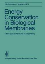 Energy Conservation in Biological Membranes: 29. Colloquium, 6.-8. April 1978