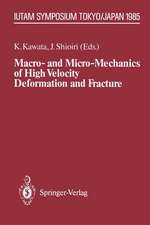 Macro- and Micro-Mechanics of High Velocity Deformation and Fracture