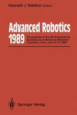 Advanced Robotics: 1989: Proceedings of the 4th International Conference on Advanced Robotics Columbus, Ohio, June 13–15, 1989